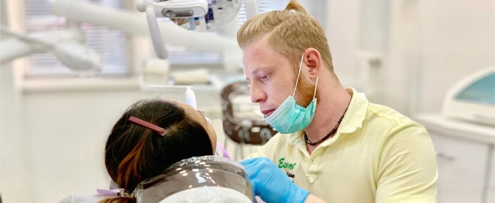 Отбеливание зубов у стоматолога Евродент, фото