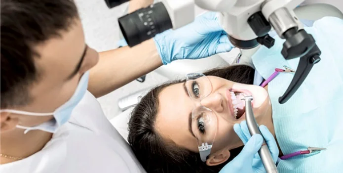 лечение зубов у стоматолога, фото Евродент
